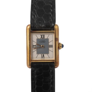 cartier tank must de cartier (small) – vintage manual wind