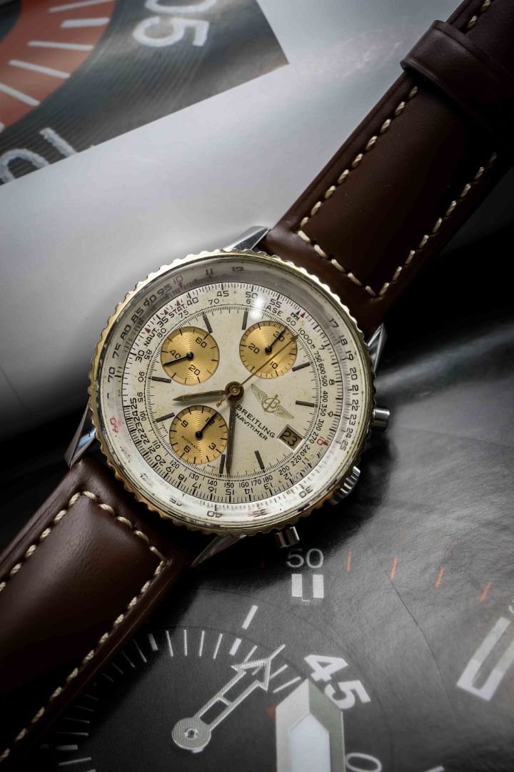 breitling “old navi” navitimer date ref. 81610 swiss made automatic watch breitling “old navi” navitimer date ref. 81610 swiss made automatic watch