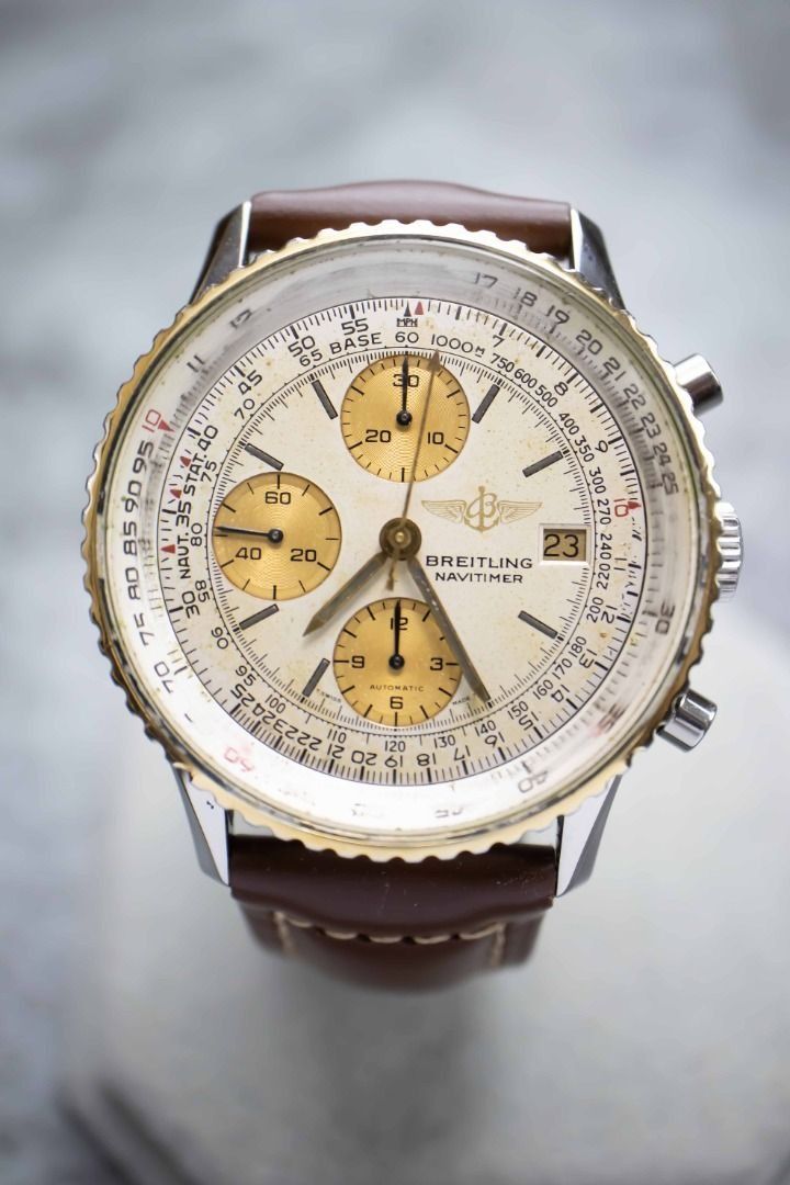 breitling “old navi” navitimer date ref. 81610 swiss made automatic watch breitling “old navi” navitimer date ref. 81610 swiss made automatic watch