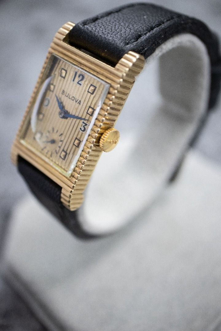 Bulova 1950s Academy Award W 10k Gold Filled Gents Bulova 1950s Academy Award W 10k Gold Filled Gents