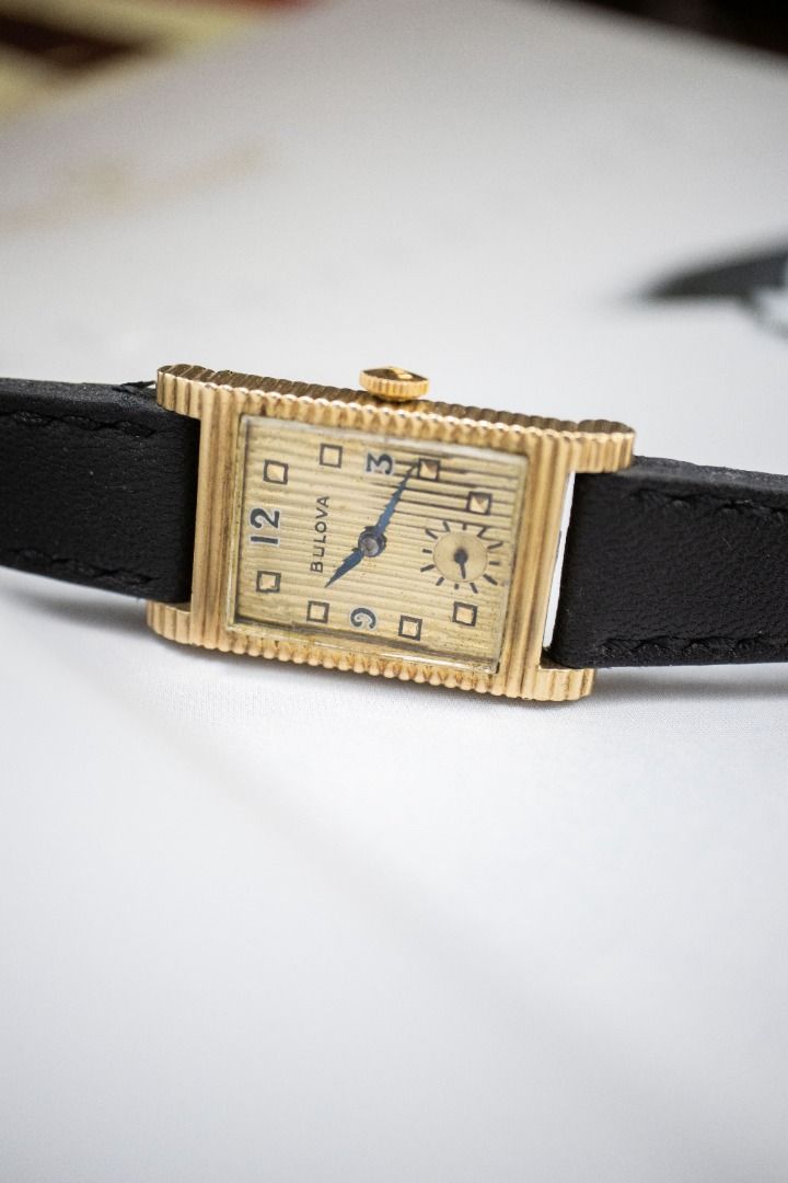 Bulova 1950s Academy Award W 10k Gold Filled Gents Bulova 1950s Academy Award W 10k Gold Filled Gents