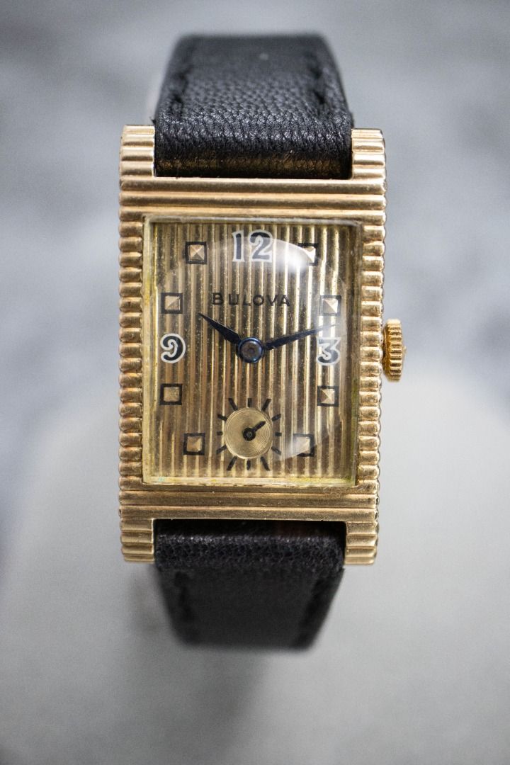 Bulova 1950s Academy Award W 10k Gold Filled Gents Bulova 1950s Academy Award W 10k Gold Filled Gents