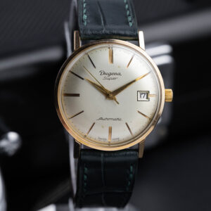 dugena super micro rotor rare vintage watch