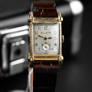 bulova 1949 art deco tank watch