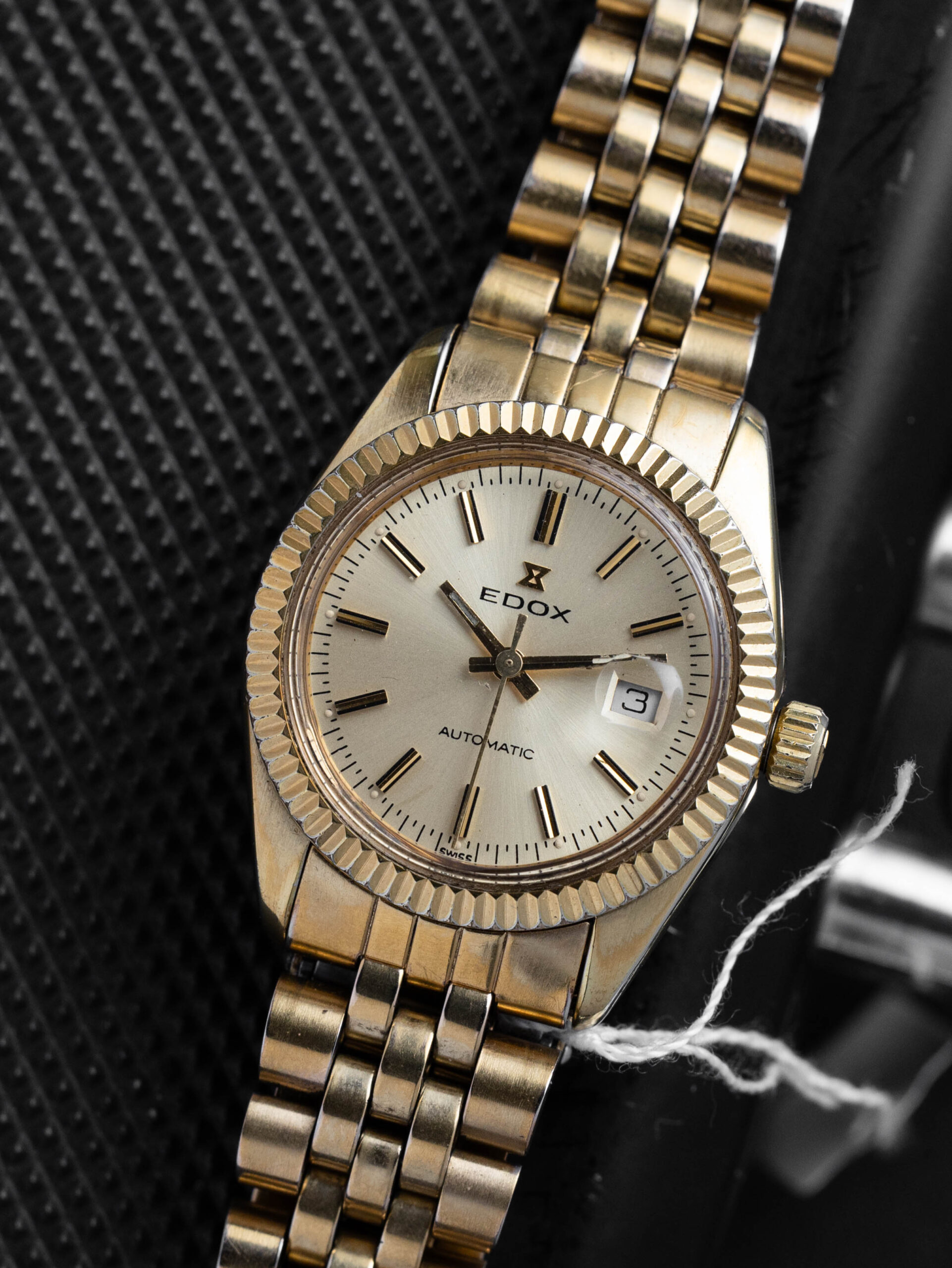 edox 8028 10 automatic date gold plated watch edox 8028 10 automatic date gold plated watch