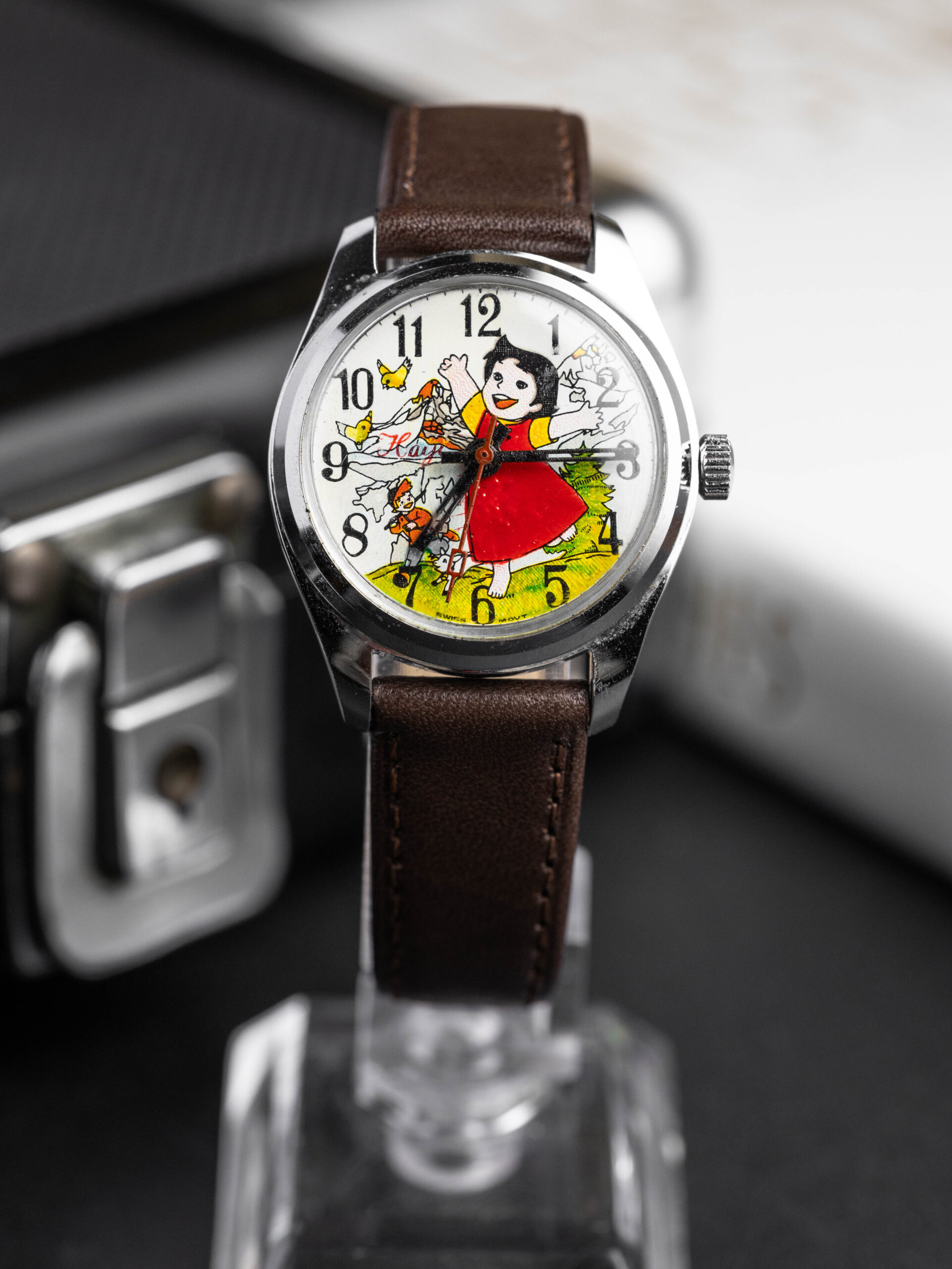 vintage character dial swiss movt manual wind watch vintage character dial swiss movt manual wind watch
