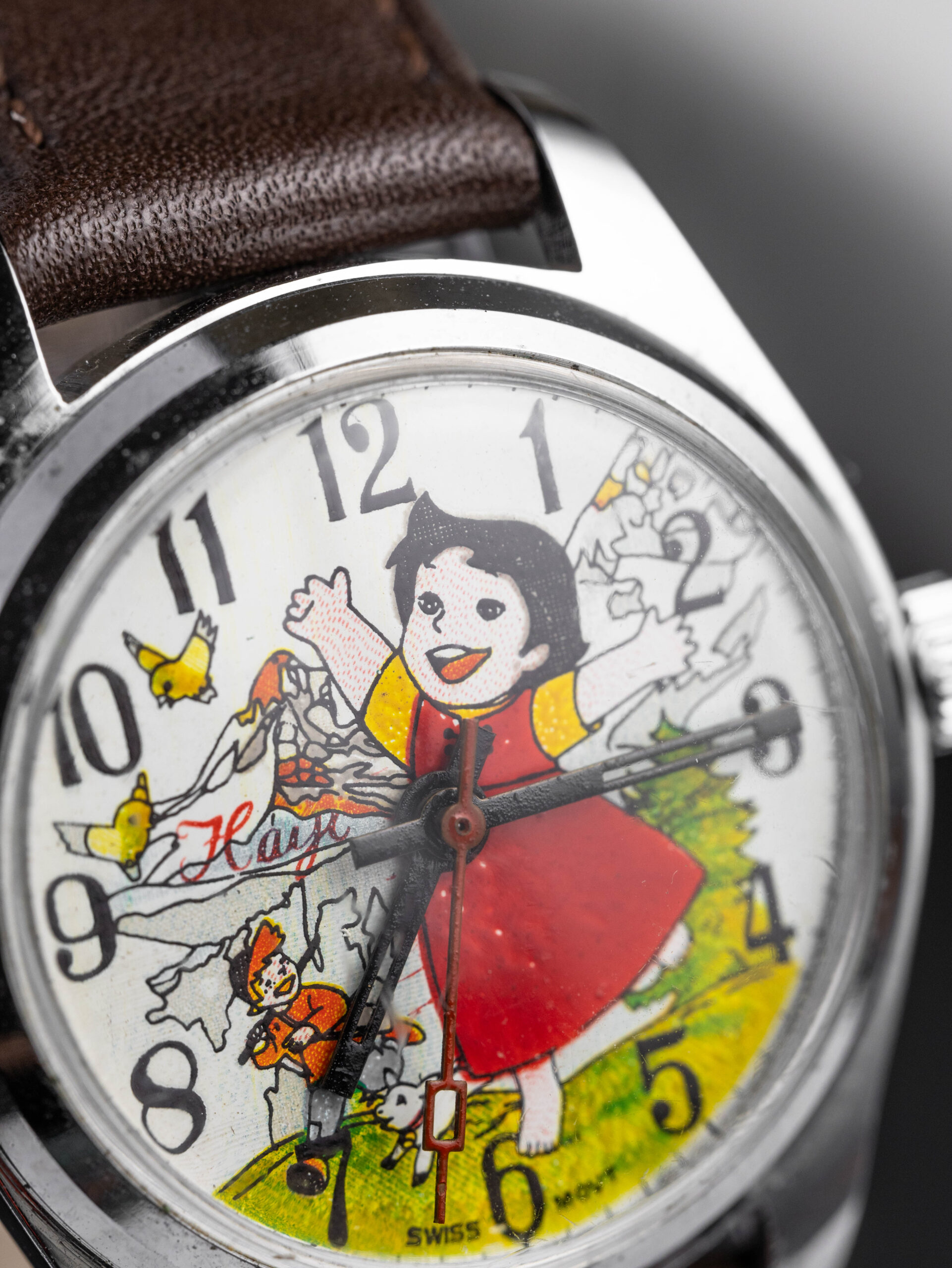 vintage character dial swiss movt manual wind watch vintage character dial swiss movt manual wind watch