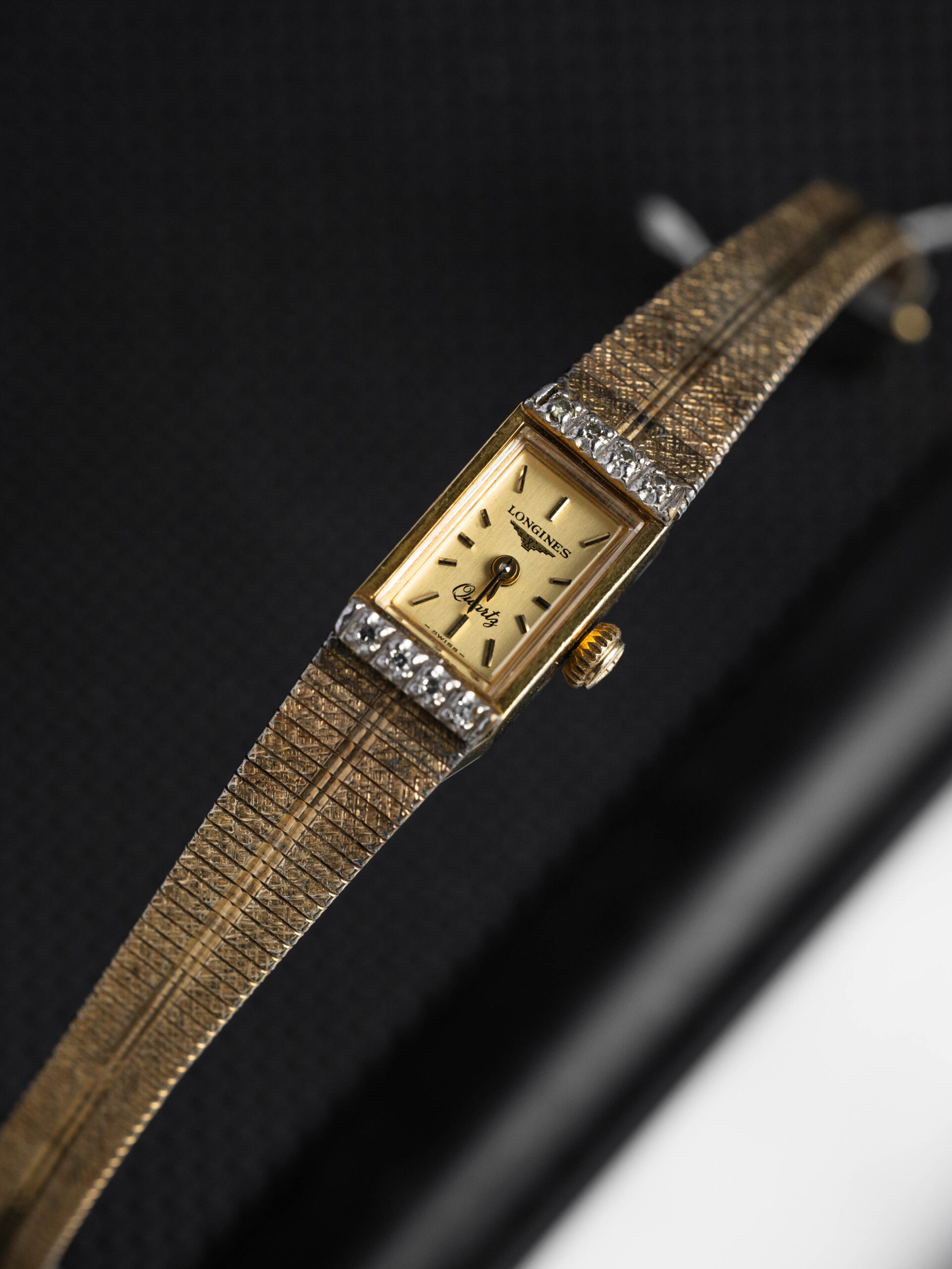 longines ladies quartz diamond vintage watch longines ladies quartz diamond vintage watch
