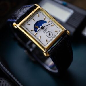 gruen day and night tank watch