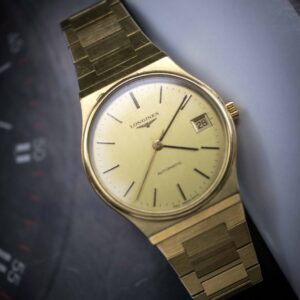 longines date ref. 990.4874 swiss made