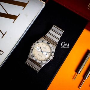 omega constellation ref. 1520.30 day & date swiss made wristwatch