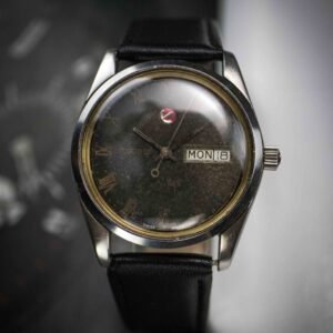 rado voyager roman indices rare "tropical dial" swiss made wristwatch