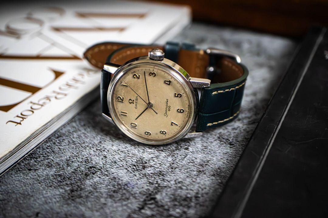 rare vintage 1966 omega seamaster 600 meters full arabic dial indices swiss made wristwatch rare vintage 1966 omega seamaster 600 meters full arabic dial indices swiss made wristwatch