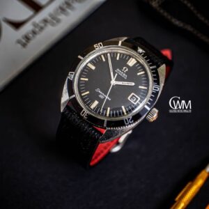 vintage 1968 omega seamaster date 120 meters diver's automatic watch