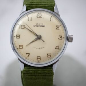 vintage military elgin sportsman watch