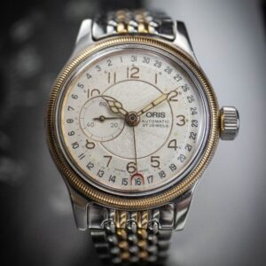 vintage oris "big crown" ref.7462 swiss made wristwatch